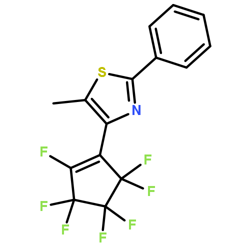 Thiazole,4-(2,3,3,4,4,5,5-heptafluoro-1-cyclopenten-1-yl)-5-methyl-2-phenyl-