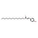 2-Propenoic acid, 3-(4-hydroxyphenyl)-, tetradecyl ester, (2E)-