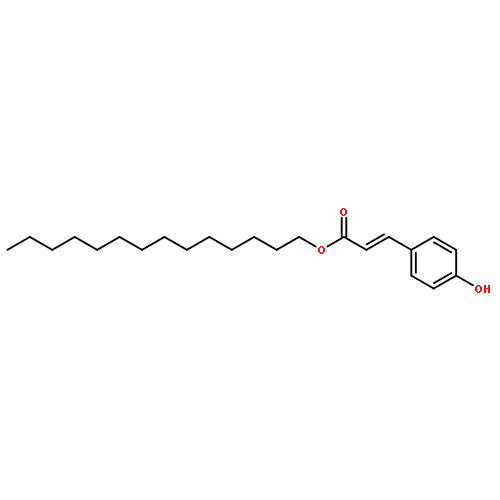 2-Propenoic acid, 3-(4-hydroxyphenyl)-, tetradecyl ester, (2E)-