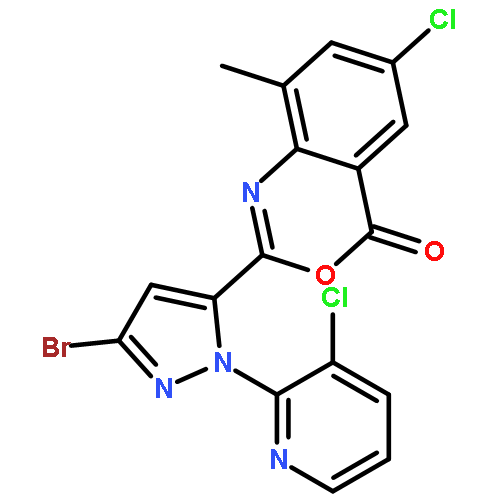 4H-3,1-Benzoxazin-4-one,2-[3-bromo-1-(3-chloro-2-pyridinyl)-1H-pyrazol-5-yl]-6-chloro-8-methyl-