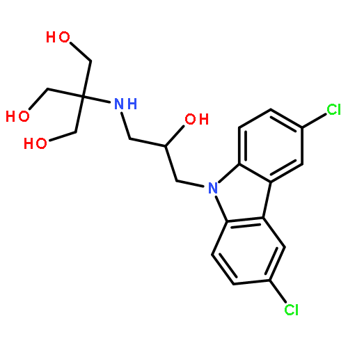 2-[3-(3,6-Dichloro-carbazol-9-yl)-2-hydroxy-propylamino]-2-hydroxymethyl-pr opane-1,3-diol