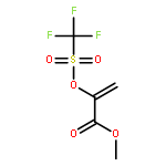 2-Propenoic acid, 2-[[(trifluoromethyl)sulfonyl]oxy]-, methyl ester