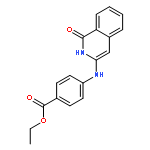 Benzoic acid, 4-[(1,2-dihydro-1-oxo-3-isoquinolinyl)amino]-, ethyl ester