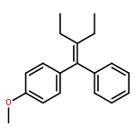 Benzene, 1-(2-ethyl-1-phenyl-1-butenyl)-4-methoxy-