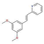 Pyridine, 2-[(1E)-2-(3,5-dimethoxyphenyl)ethenyl]-