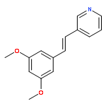 Pyridine, 3-[(1E)-2-(3,5-dimethoxyphenyl)ethenyl]-