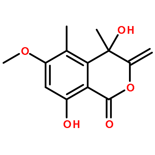 (4R)-3,4-dihydro-4,8-dihydroxy-6-methoxy-4,5-dimethyl-3-methyleneisochromen-1-one