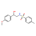 Benzenesulfonamide, N-[2-hydroxy-2-(4-methoxyphenyl)ethyl]-4-methyl-