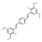 Benzene, 1,4-bis[(1Z)-2-(2-iodo-3,5-dimethoxyphenyl)ethenyl]-