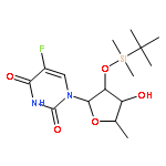 Uridine, 5'-deoxy-2'-O-[(1,1-dimethylethyl)dimethylsilyl]-5-fluoro-