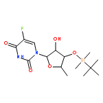 Uridine, 5'-deoxy-3'-O-[(1,1-dimethylethyl)dimethylsilyl]-5-fluoro-