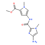 1H-Pyrrole-2-carboxylic acid,4-[[(4-amino-1-methyl-1H-imidazol-2-yl)carbonyl]amino]-1-methyl-,methyl ester