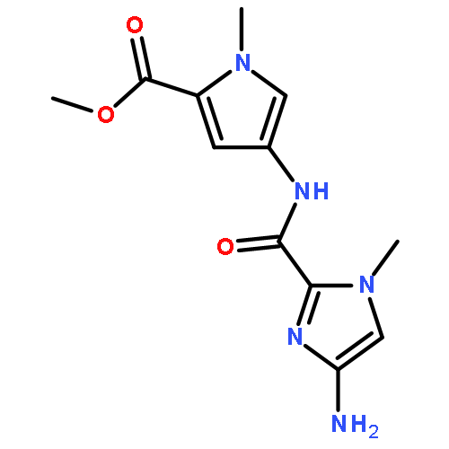 1H-Pyrrole-2-carboxylic acid,4-[[(4-amino-1-methyl-1H-imidazol-2-yl)carbonyl]amino]-1-methyl-,methyl ester