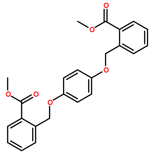 Benzoic acid, 2,2'-[1,4-phenylenebis(oxymethylene)]bis-, dimethyl ester