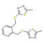 1,3,4-Thiadiazole, 2,2'-[1,2-phenylenebis(methylenethio)]bis[5-methyl-