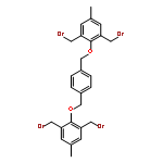 Benzene, 1,4-bis[[2,6-bis(bromomethyl)-4-methylphenoxy]methyl]-