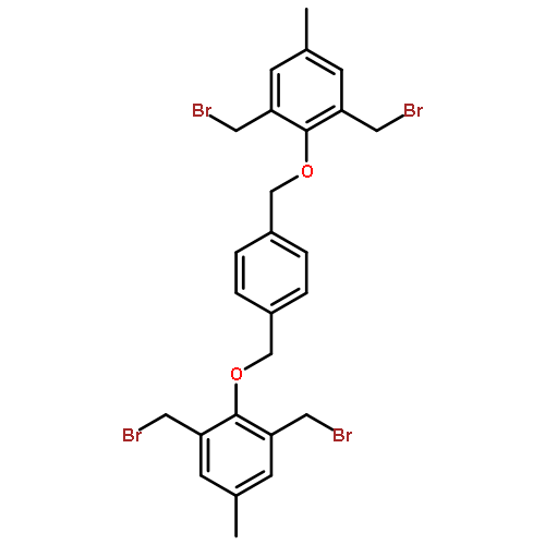 Benzene, 1,4-bis[[2,6-bis(bromomethyl)-4-methylphenoxy]methyl]-