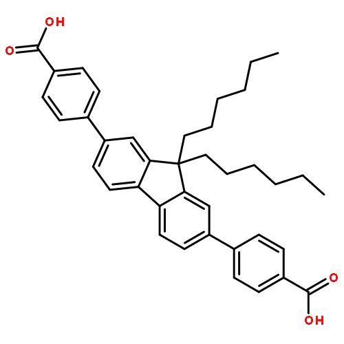 Benzoic acid, 4,4'-(9,9-dihexyl-9H-fluorene-2,7-diyl)bis-