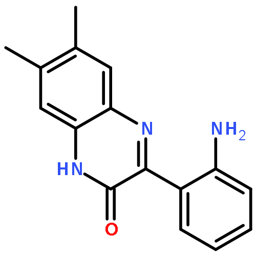 2(1H)-Quinoxalinone, 3-(2-aminophenyl)-6,7-dimethyl-