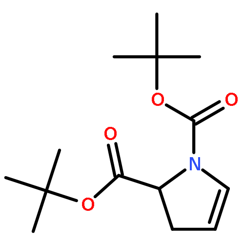 1H-Pyrrole-1,2-dicarboxylic acid, 2,3-dihydro-, bis(1,1-dimethylethyl)ester, (2S)-