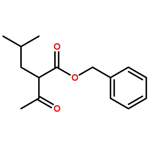 Pentanoic acid, 2-acetyl-4-methyl-, phenylmethyl ester