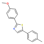 Thiazole, 2-(4-methoxyphenyl)-5-(4-methylphenyl)-