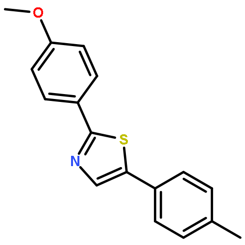 Thiazole, 2-(4-methoxyphenyl)-5-(4-methylphenyl)-