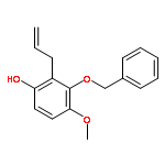 Phenol, 4-methoxy-3-(phenylmethoxy)-2-(2-propenyl)-