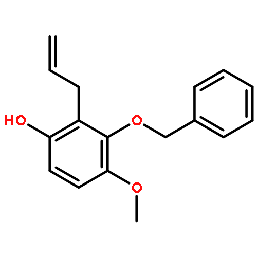 Phenol, 4-methoxy-3-(phenylmethoxy)-2-(2-propenyl)-