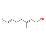 2,6-Octadien-1-ol, 7-iodo-3-methyl-, (2E,6E)-