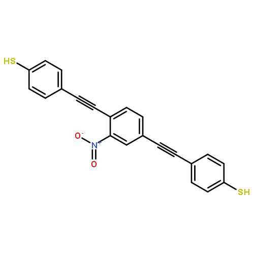 BENZENETHIOL, 4,4'-[(2-NITRO-1,4-PHENYLENE)DI-2,1-ETHYNEDIYL]BIS-