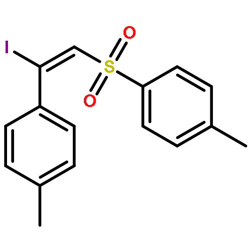 Benzene, 1-[[(1E)-2-iodo-2-(4-methylphenyl)ethenyl]sulfonyl]-4-methyl-