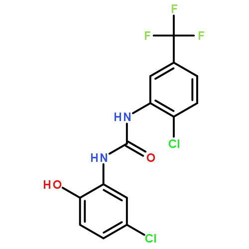 1-(5-Chloro-2-hydroxy-phenyl)-3-(2-chloro-5-trifluoromethyl-phenyl)-urea