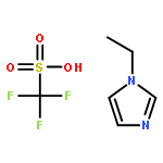 Methanesulfonic acid, trifluoro-, compd. with 1-ethyl-1H-imidazole (1:1)