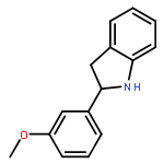 1H-Indole, 2,3-dihydro-2-(3-methoxyphenyl)-