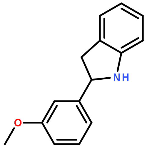 1H-Indole, 2,3-dihydro-2-(3-methoxyphenyl)-