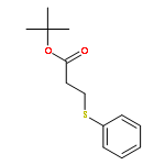 Propanoic acid, 3-(phenylthio)-, 1,1-dimethylethyl ester