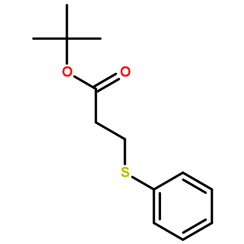 Propanoic acid, 3-(phenylthio)-, 1,1-dimethylethyl ester