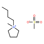 Pyrrolidinium, 1-butyl-1-methyl-, methanesulfonate