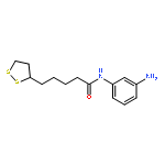 1,2-Dithiolane-3-pentanamide, N-(3-aminophenyl)-