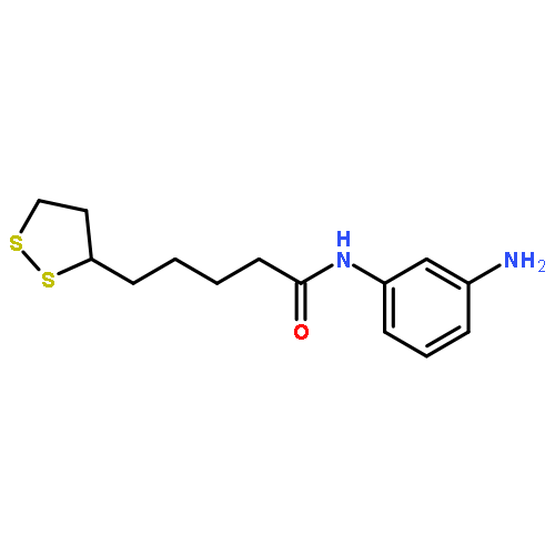 1,2-Dithiolane-3-pentanamide, N-(3-aminophenyl)-