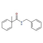 2,5-CYCLOHEXADIENE-1-CARBOXAMIDE, 1-METHYL-N-(PHENYLMETHYL)-