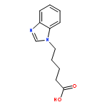 1H-Benzimidazole-1-pentanoic acid