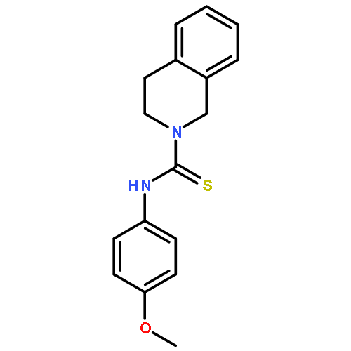 2(1H)-Isoquinolinecarbothioamide, 3,4-dihydro-N-(4-methoxyphenyl)-