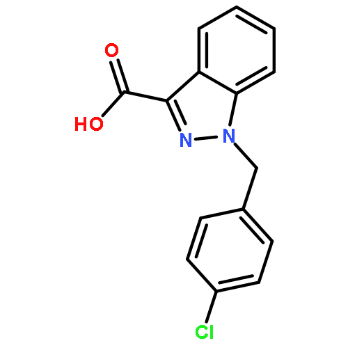 1H-Indazole-3-carboxylicacid, 1-[(4-chlorophenyl)methyl]-