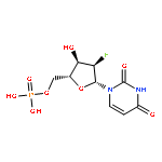 5'-Uridylic acid, 2'-deoxy-2'-fluoro-