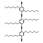 Benzene,1,4-bis[[4-ethynyl-2,5-bis(hexyloxy)phenyl]ethynyl]-2,5-bis(hexyloxy)-