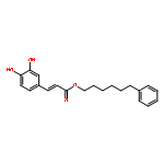 2-Propenoic acid, 3-(3,4-dihydroxyphenyl)-, 6-phenylhexyl ester