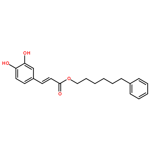 2-Propenoic acid, 3-(3,4-dihydroxyphenyl)-, 6-phenylhexyl ester