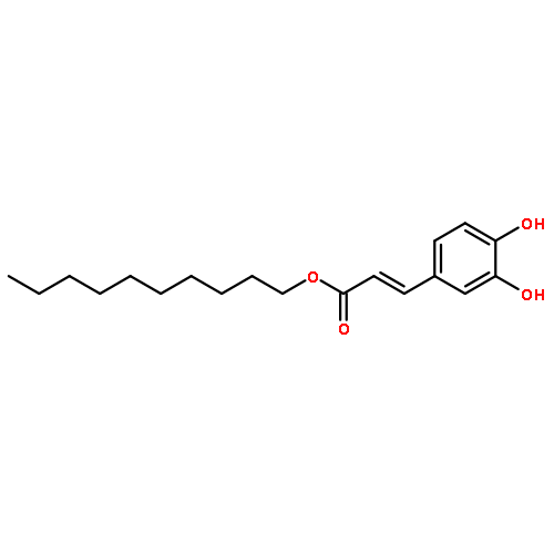 2-PROPENOIC ACID, 3-(3,4-DIHYDROXYPHENYL)-, DECYL ESTER